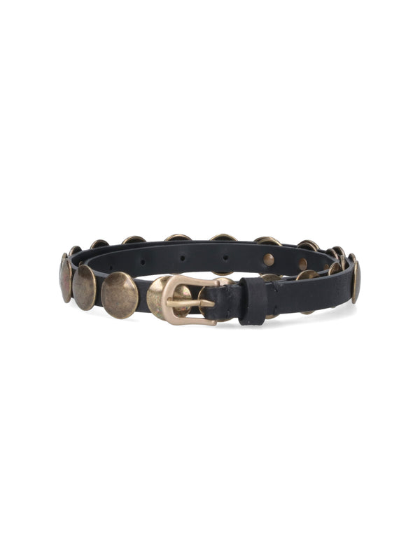 Golden Goose 100% Cow Leather belt in black