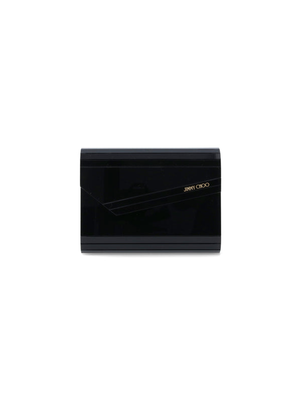 Jimmy Choo Outer: 80% Plexy clutch in black