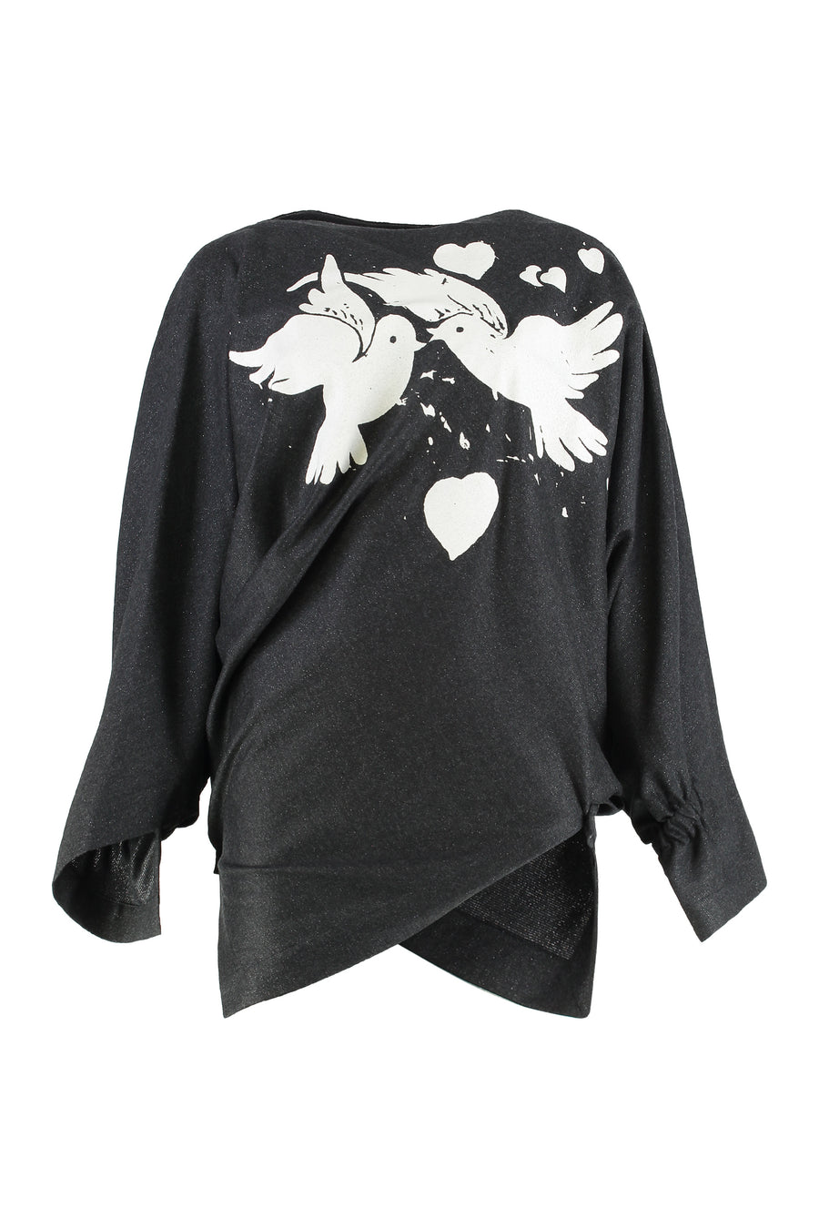 Top Infinity Wool Grey Knitwear