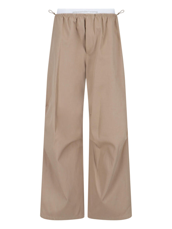 Alexander Wang 100% Cotton trousers in beige