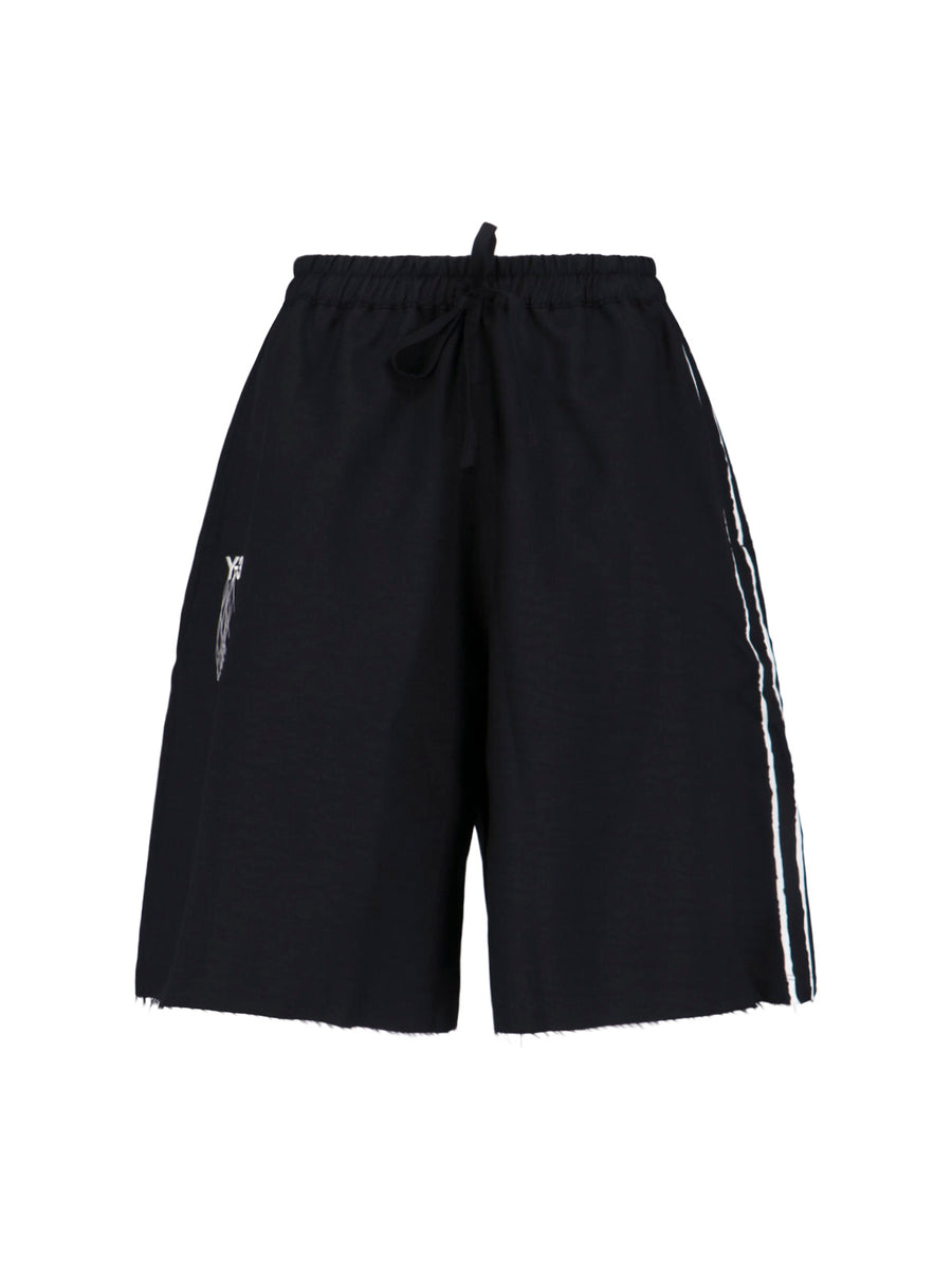 Y-3 100% Recycled Polyester shorts in black