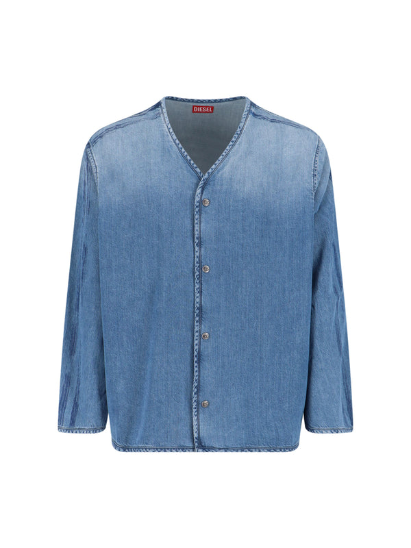 Diesel 60% Lyocell shirt in blue