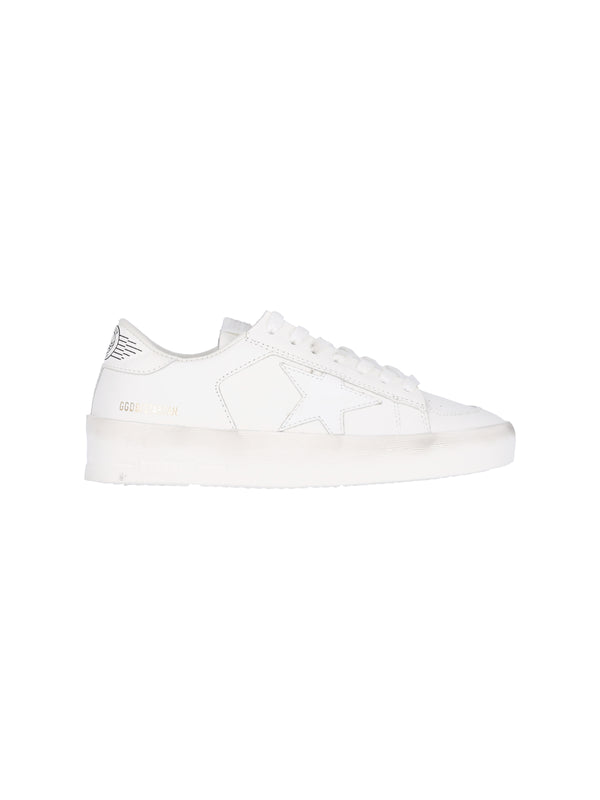 Golden Goose Upper: 100% Cow Leather sneaker in white