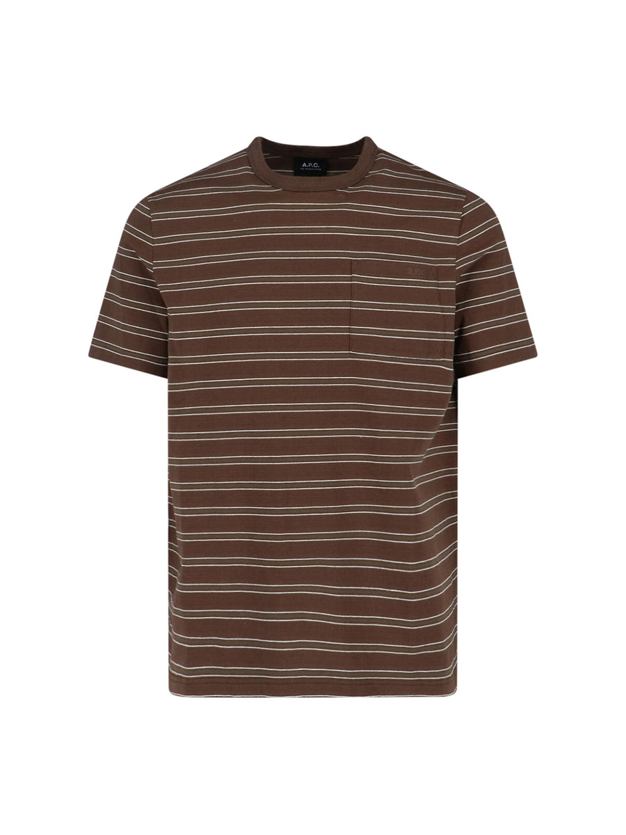A.P.C. 50% Organic Cotton t-shirt in brown