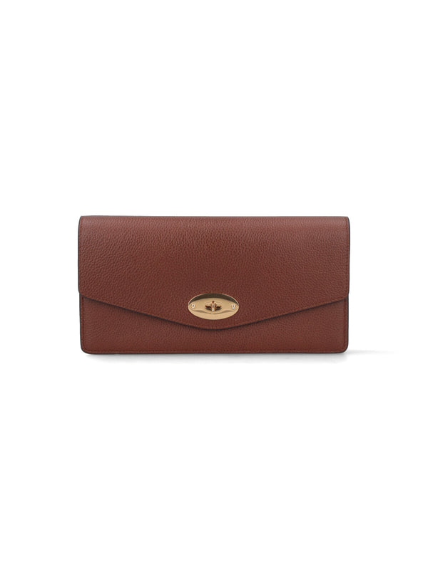 Mulberry 100% bovine leather wallet in brown