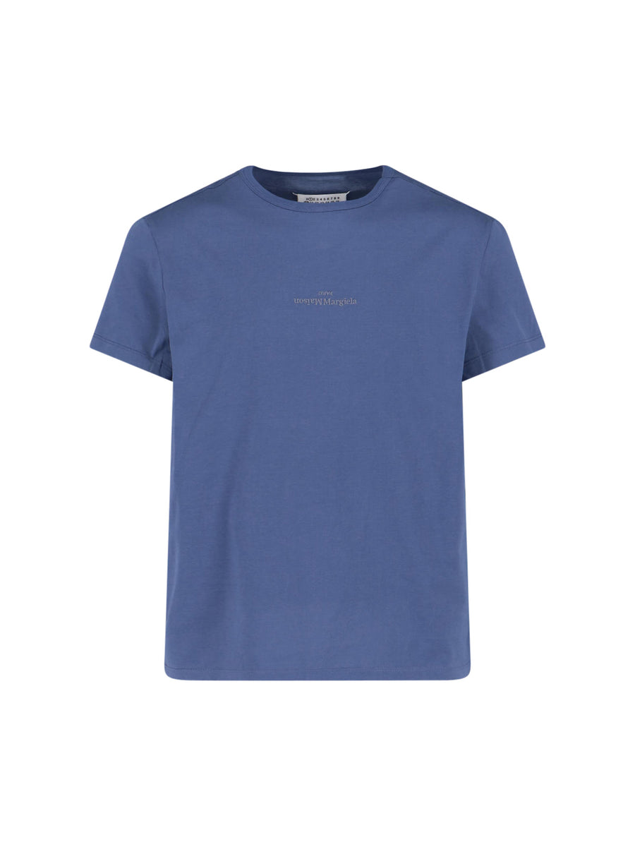 Maison Margiela 100% Cotton t-shirt in blue