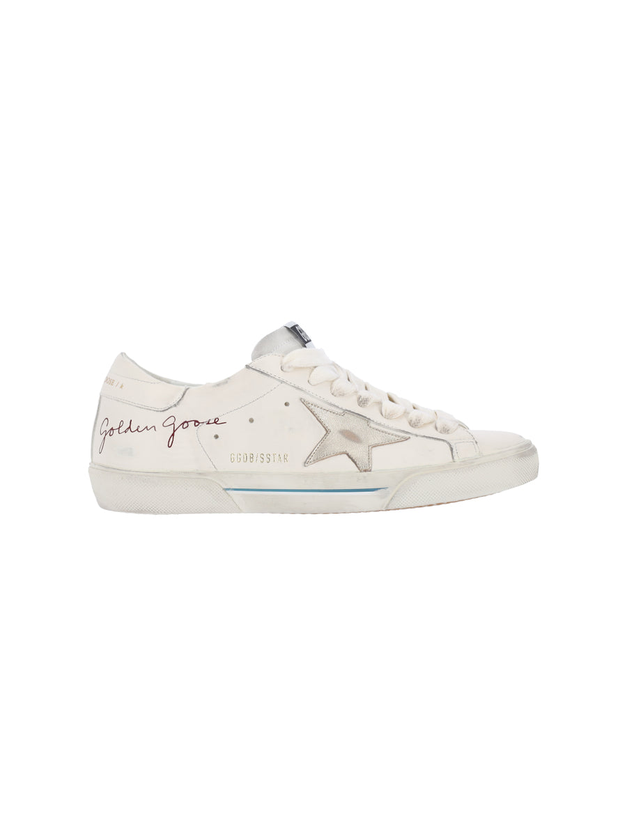 Golden Goose Upper: 97% Cow Leather sneakers in white