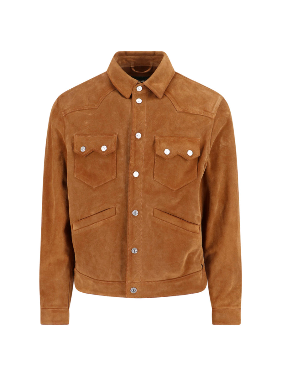 Dsquared2 100% polyurethane jacket in brown