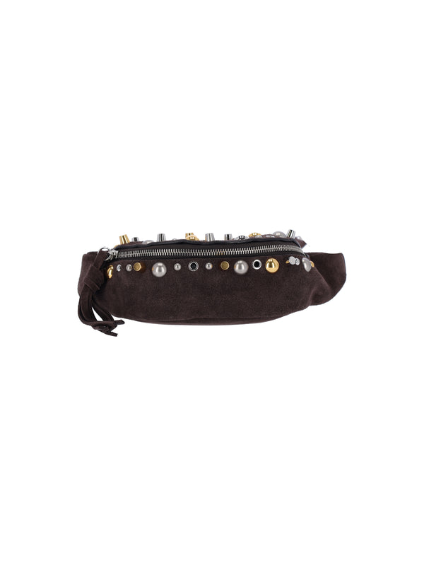 Valentino Garavani 100% leather belt bag in brown