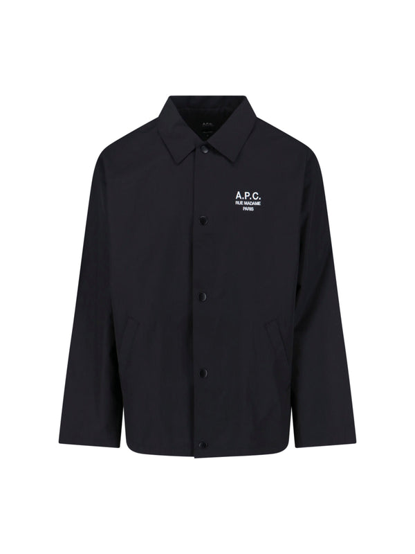 A.P.C. 60% polyester jacket in black