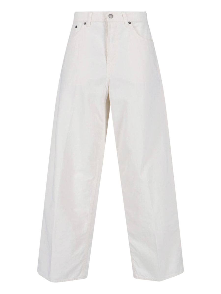 Haikure 85% Cotton jeans in white