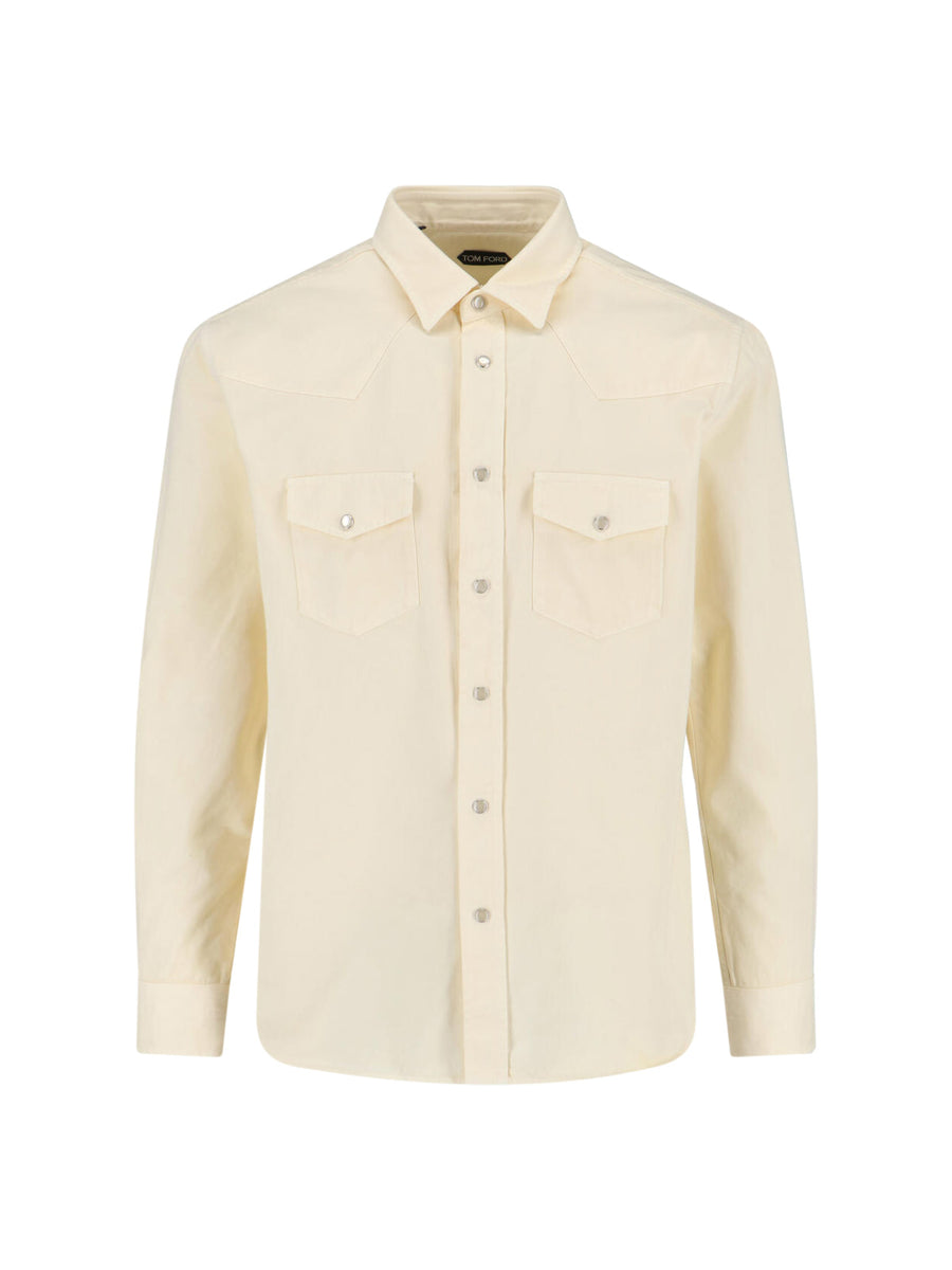 Tom Ford 100% Cotton shirt in white