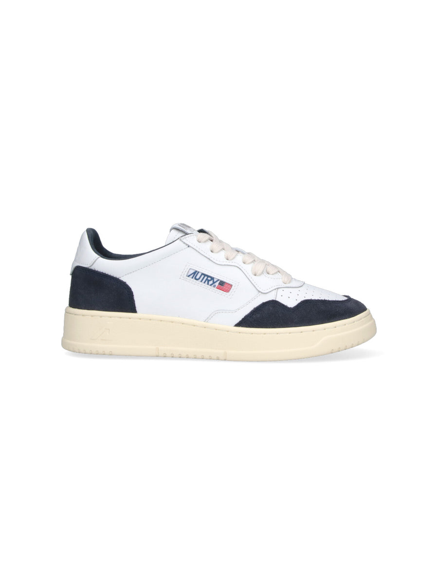 Autry Upper: 80% Cow Leather sneaker in white