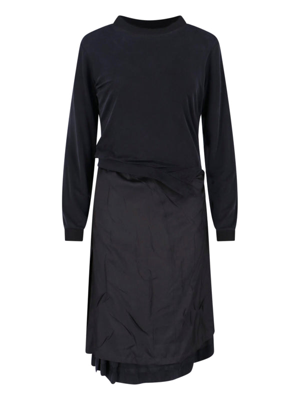 Maison Margiela 90% Cupro dress in black