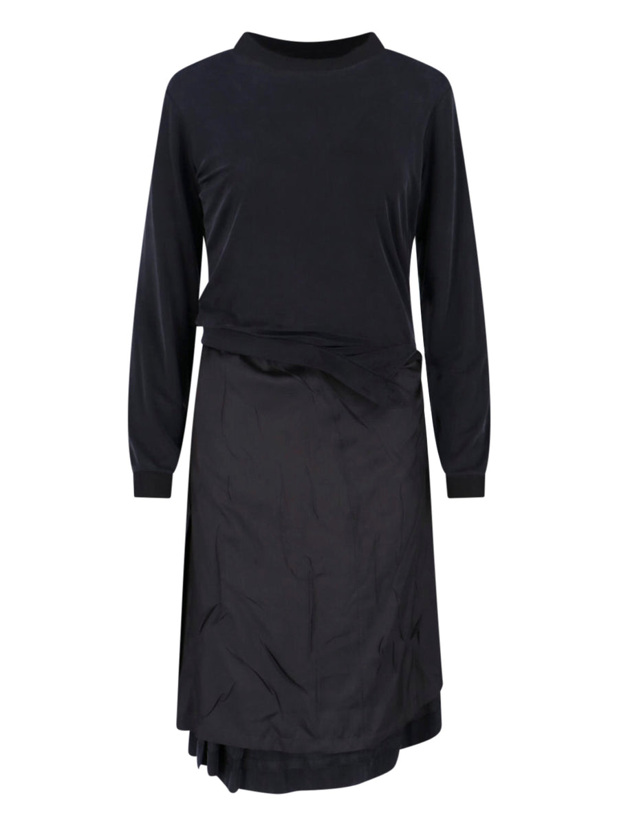 Maison Margiela 90% Cupro dress in black