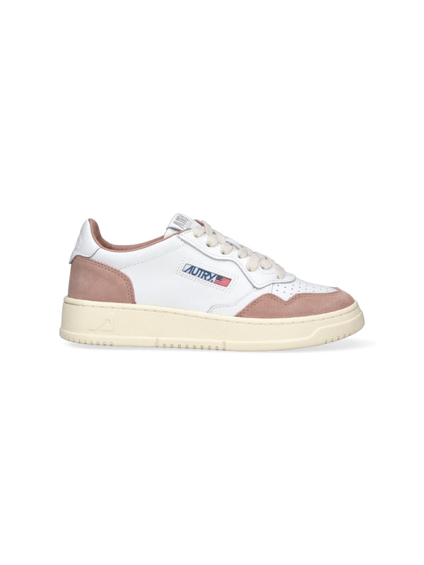 Autry Upper: 80% Cow Leather sneaker in white
