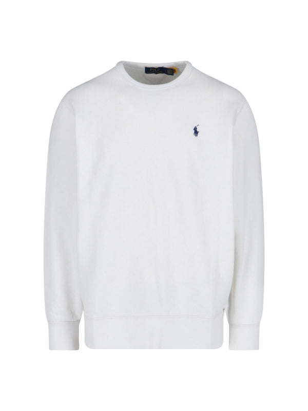 Polo Ralph Lauren 60% Cotton sweatshirt in white