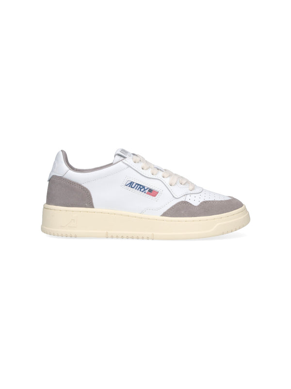 Autry Upper: 80% Cow Leather sneaker in white