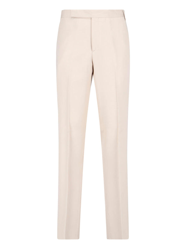 Lardini Paif 98% Viscose trousers in beige