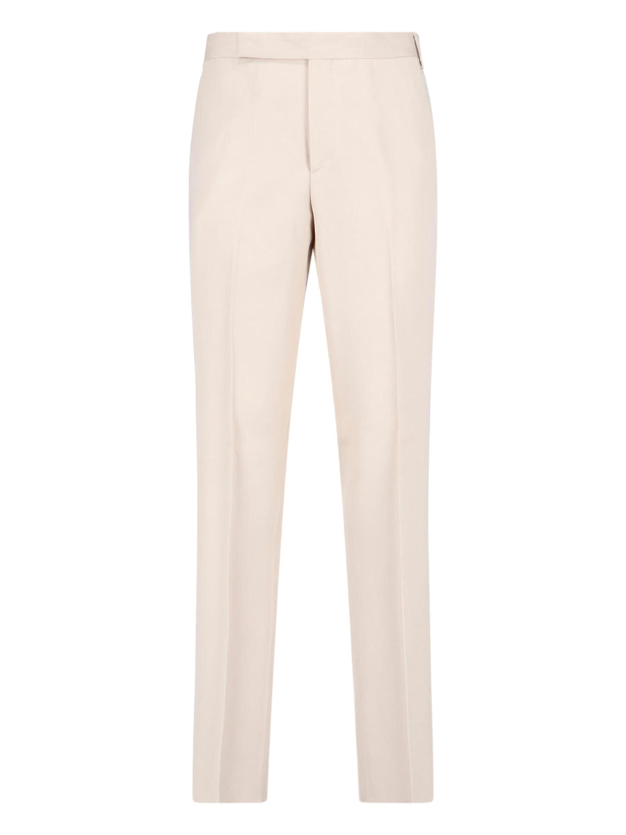 Lardini Paif 98% Viscose trousers in beige