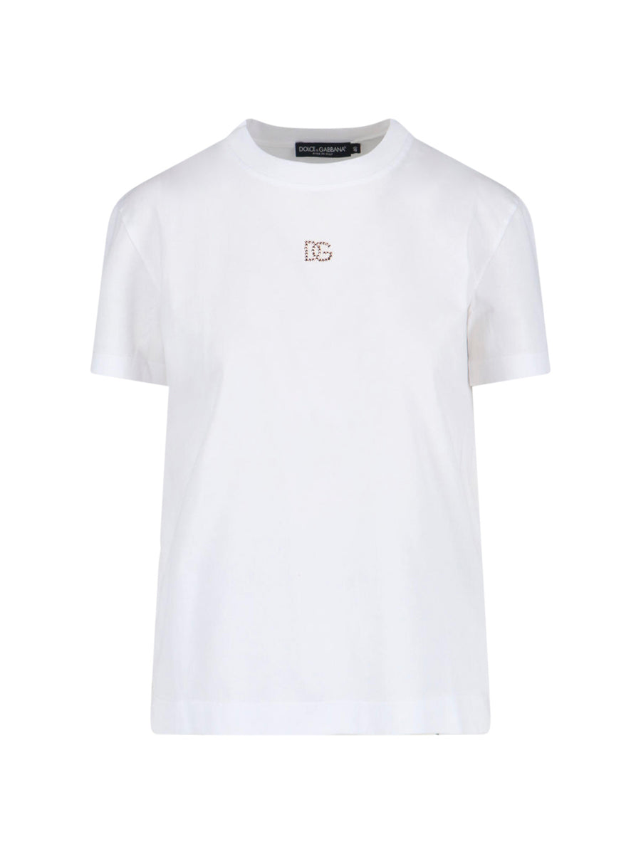 Dolce & Gabbana Gddl 100% Cotton t-shirt in white