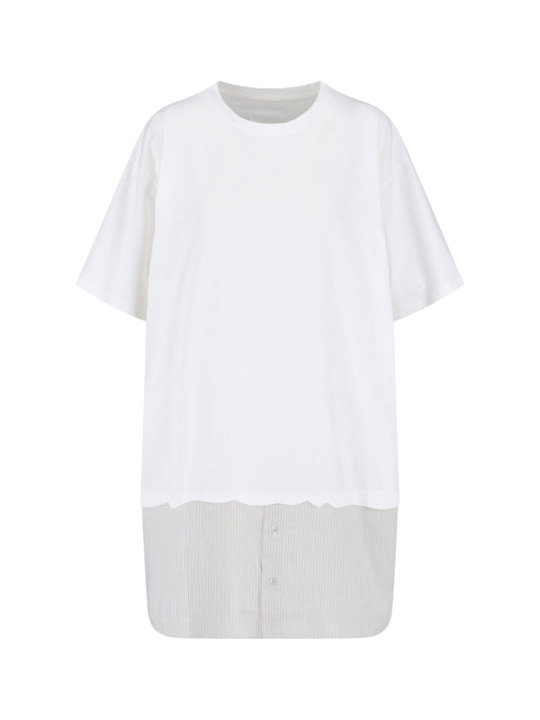MM6 Maison Margiela Upper: 100% Cotton; Lower: 98% Cotton dress in white