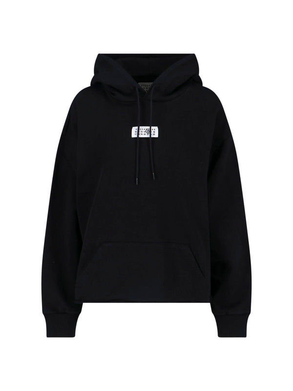MM6 Maison Margiela 100% Cotton hoodie in black