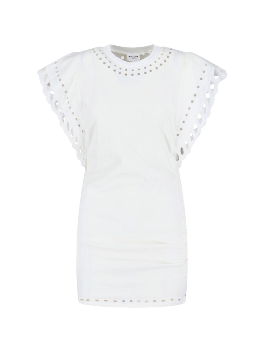 Marant Etoile 100% Cotton (main) mini dress in white