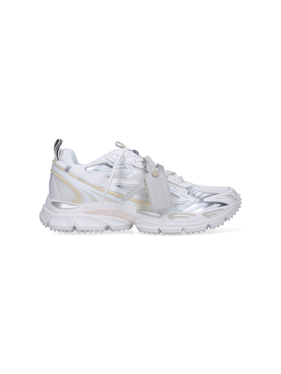 Off-White Upper: 65% Polyurethane sneaker in white