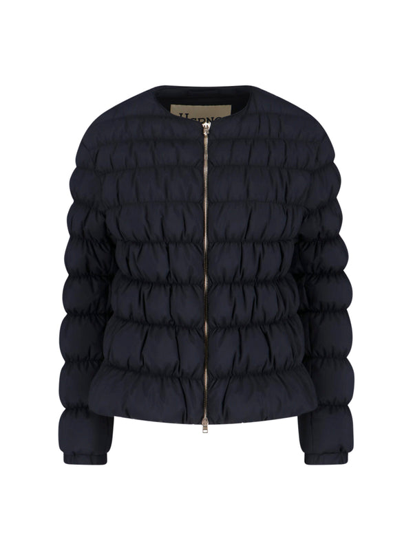 Herno 100% Polyamide down jacket in navy