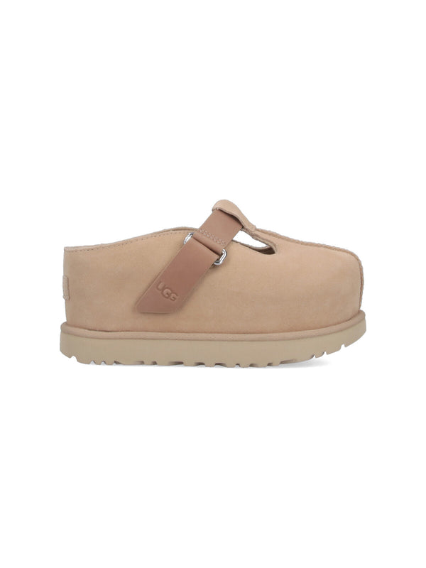 UGG Upper: 100% Leather mule in beige