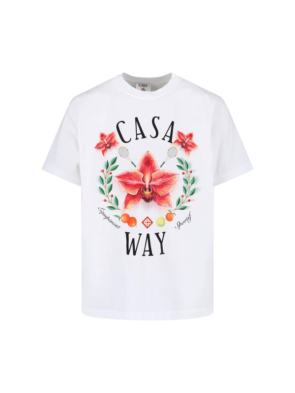 Casablanca 100% Organic Cotton t-shirt in white