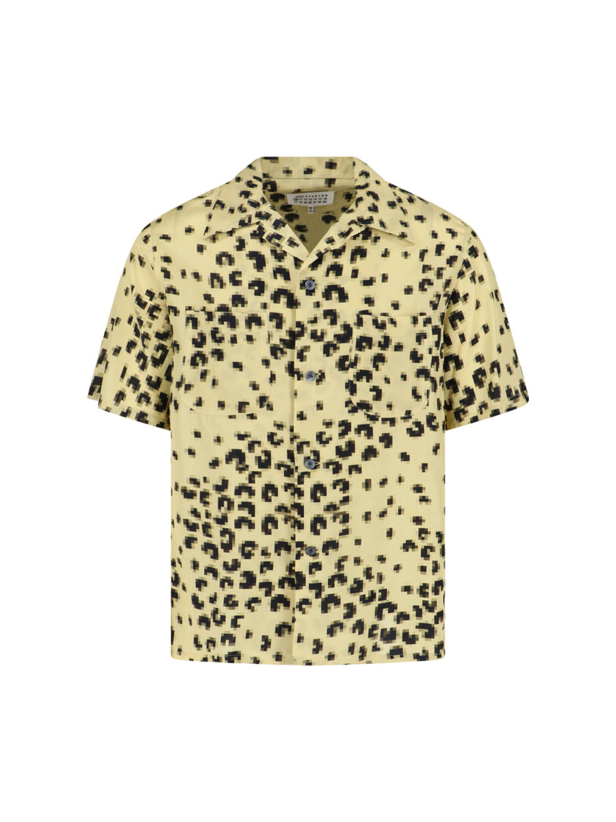 Maison Margiela 100% viscose shirt in yellow