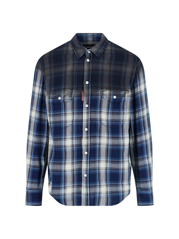 Dsquared2 100% Cotton shirt in blue