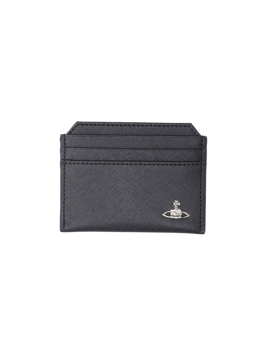 Vivienne Westwood 65% Polyurethane card case in black