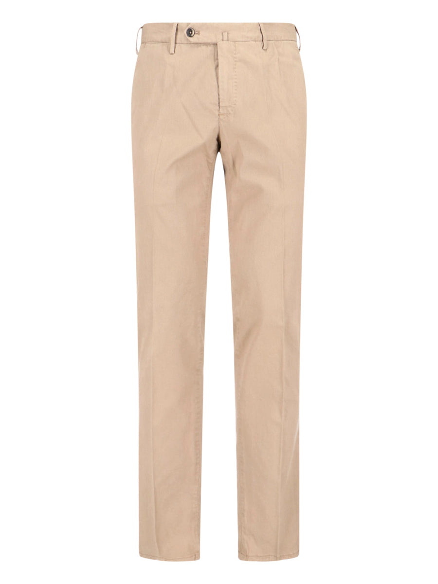 Pt Torino 62% lyocell trousers in beige