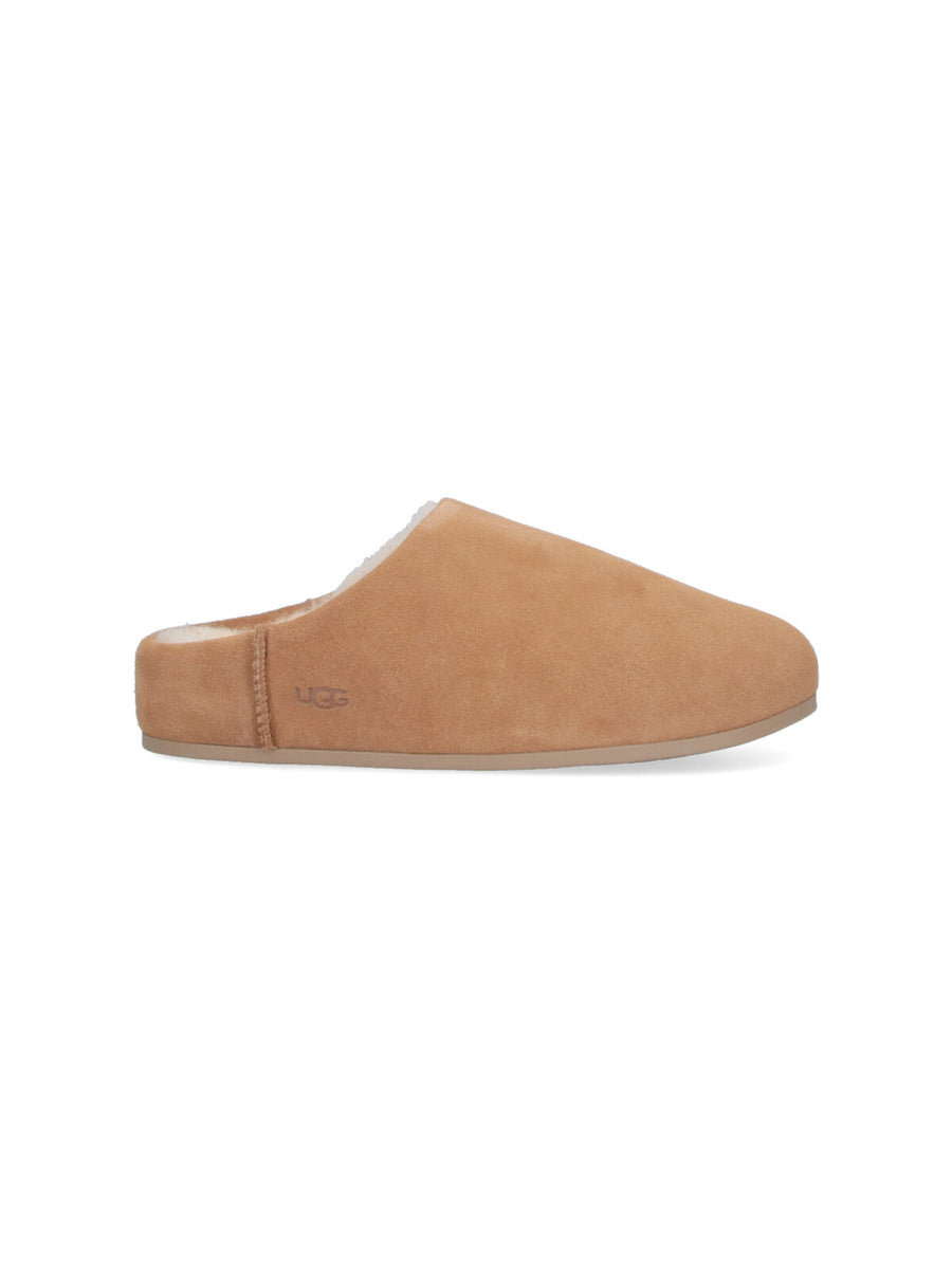 UGG Upper: 100% Leather slipper in tan