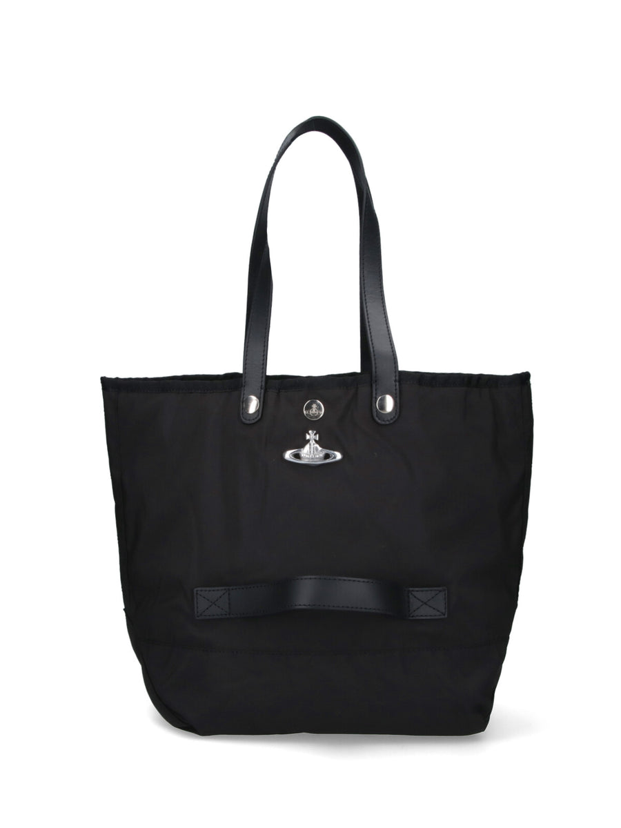 Vivienne Westwood 100% polyester tote bag in black