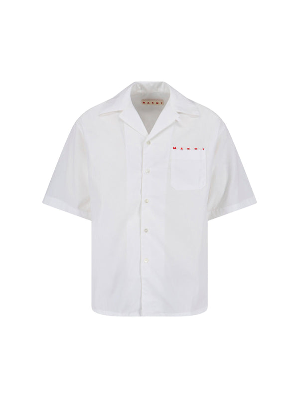 Marni Usct 100% Cotton shirt in white