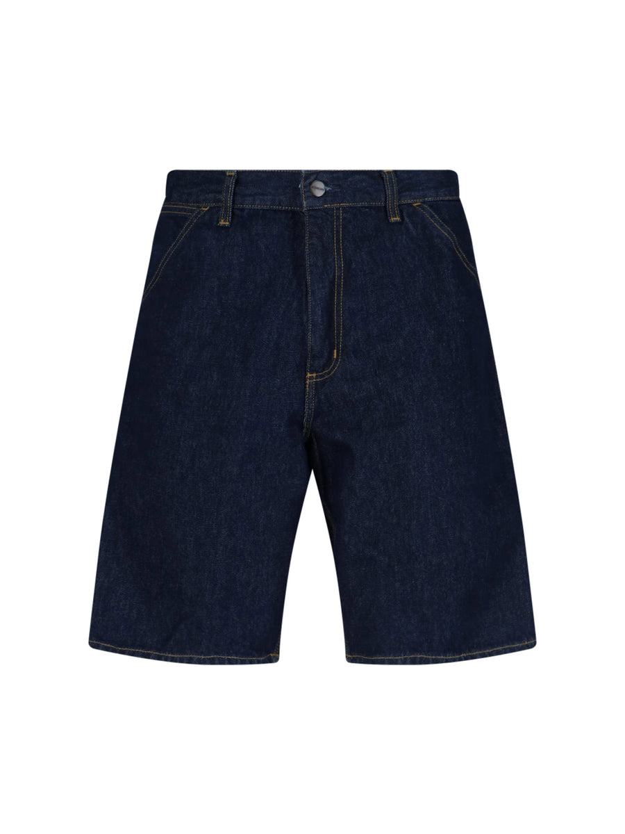 Carhartt Wip 100% Cotton shorts in navy