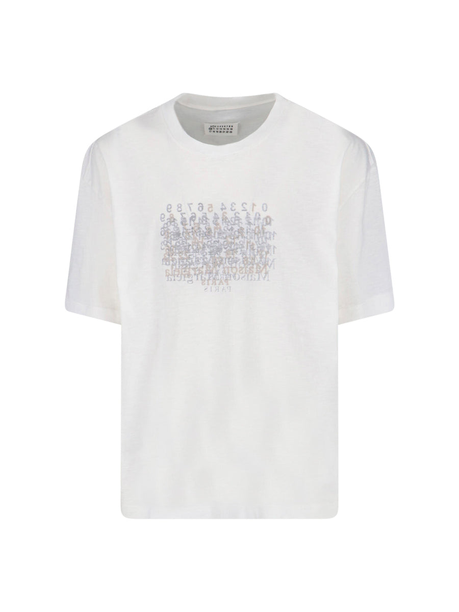 Maison Margiela 100% Cotton t-shirt in white