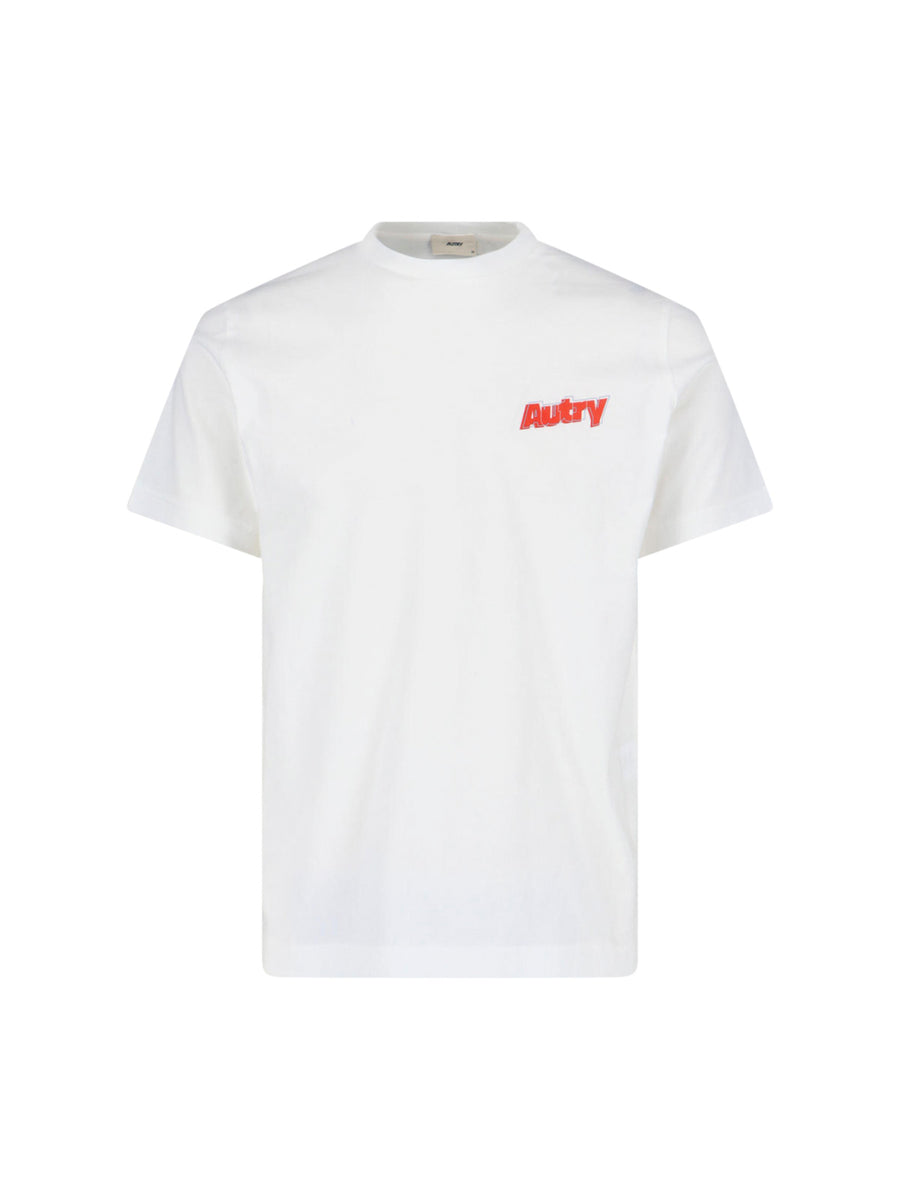 Autry 100% Cotton t-shirt in white