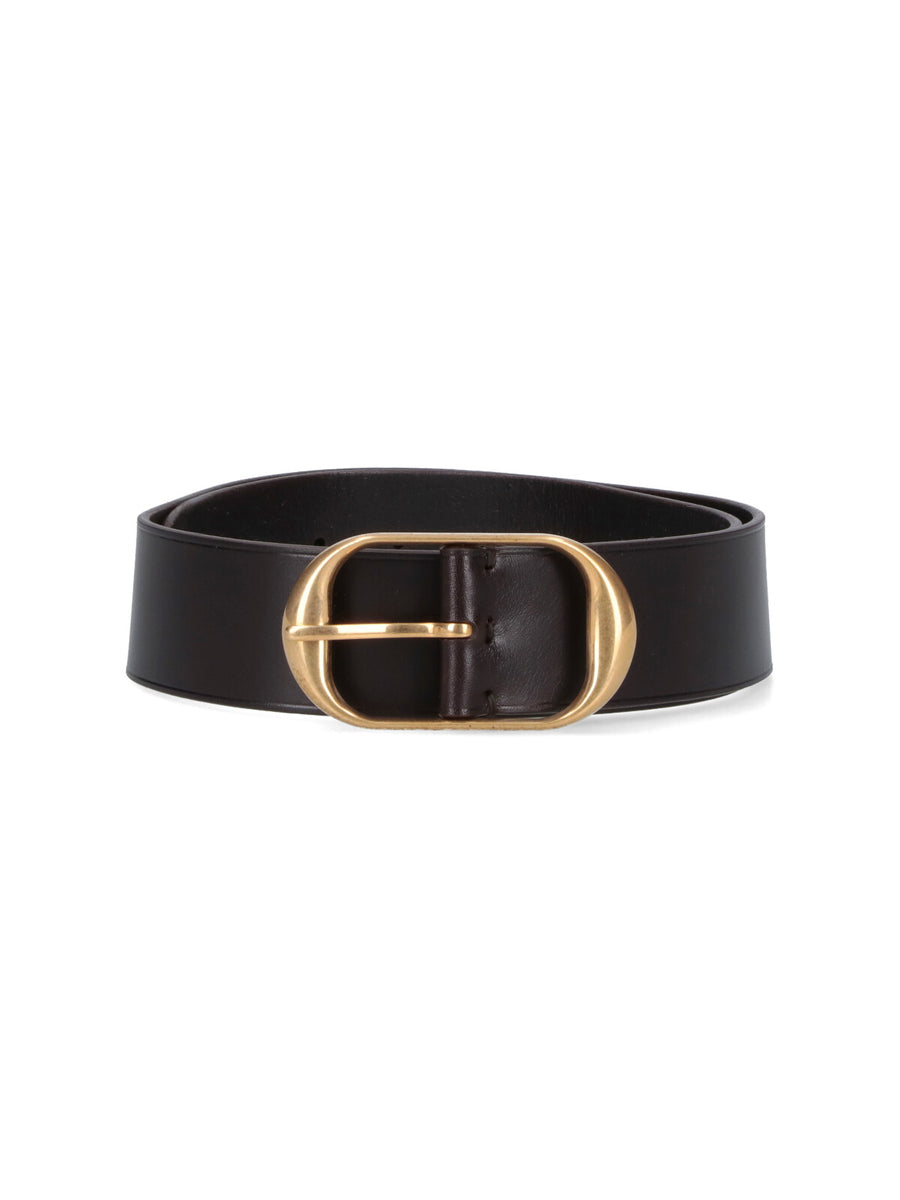 Nili Lotan 100% Calf Leather belt in brown
