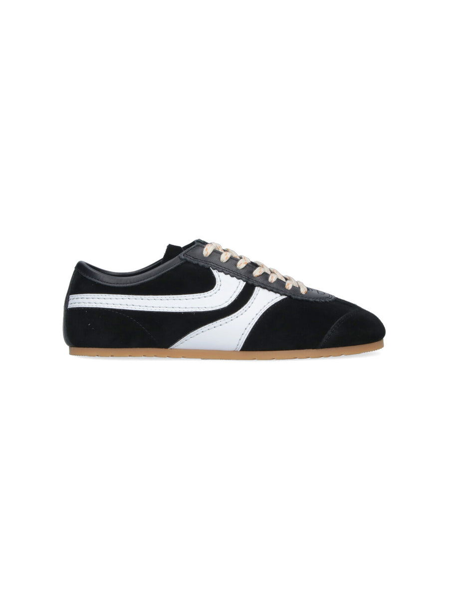 Dries Van Noten Upper: 80% Calf Leather sneaker in black