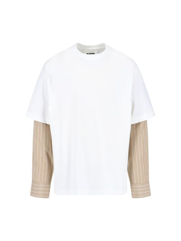 Jil Sander 100% Cotton t-shirt in white
