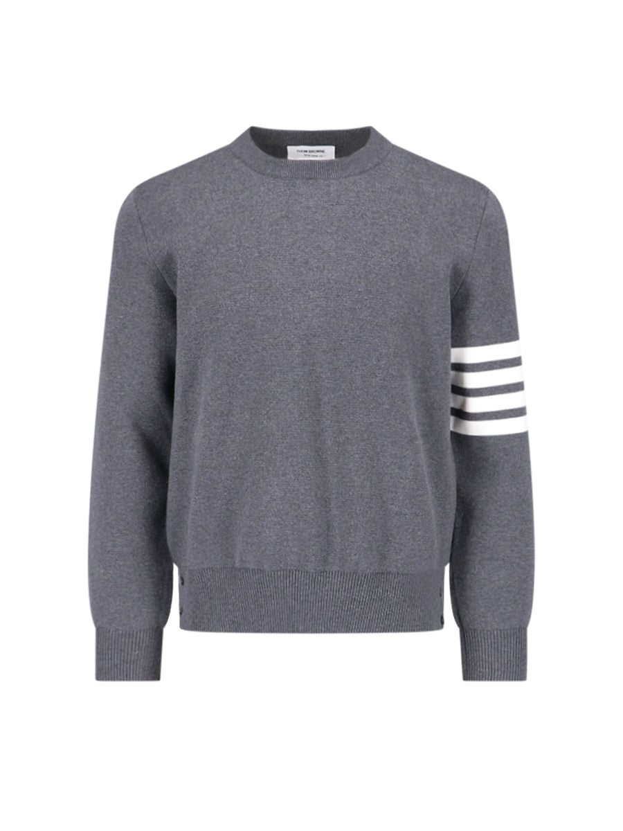 Thom Browne 100% Cotton sweater in gray