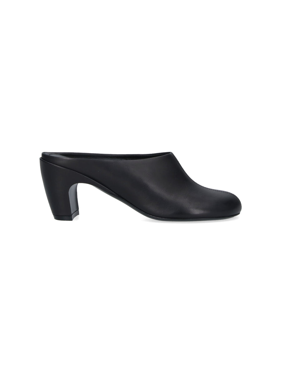 Dries Van Noten Upper: 100% Calf Leather mule in black