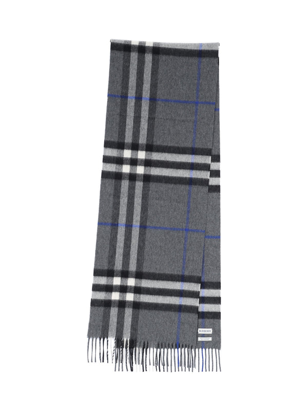 Burberry 100% cashmere scarf in gray