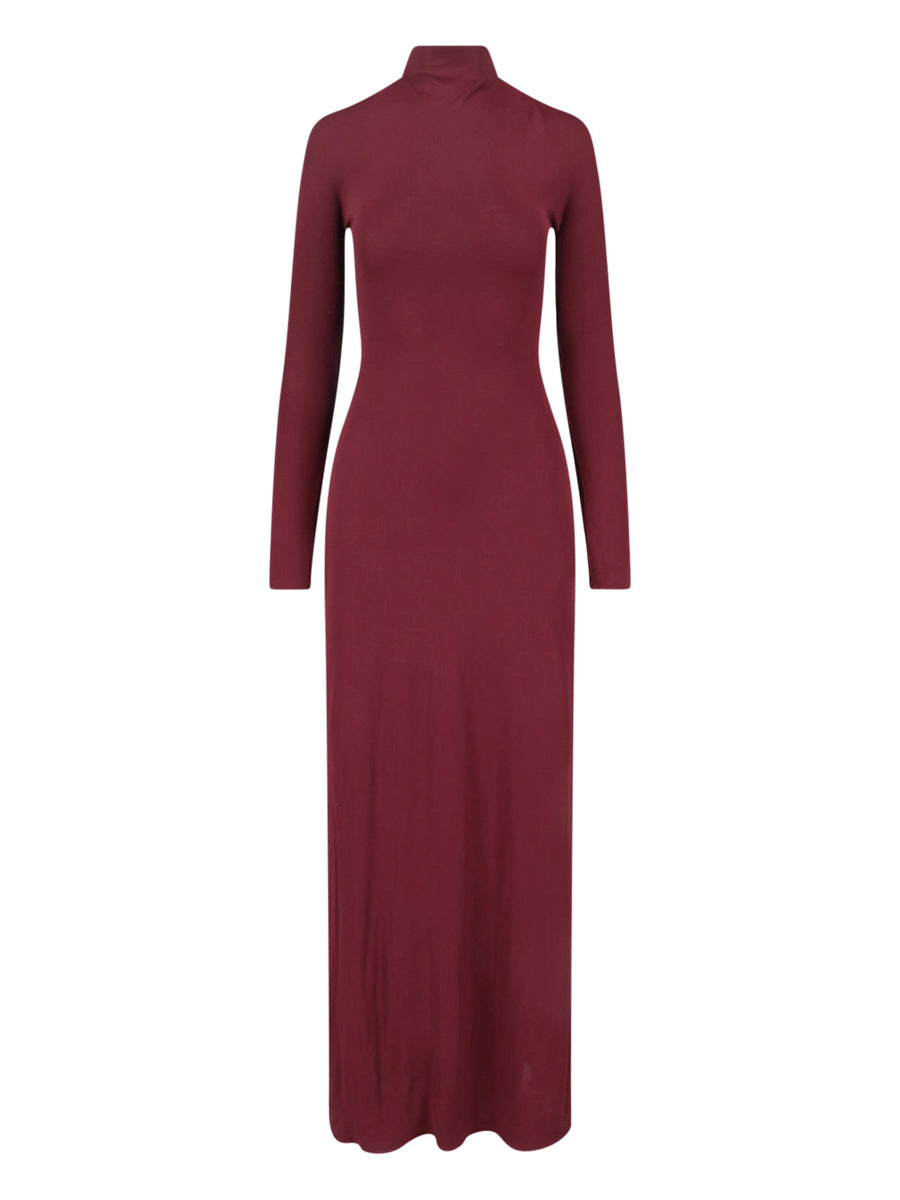 Alaia 100% viscose dress in red