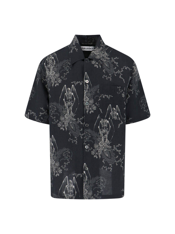 Our Legacy 55% Cotton shirt in black